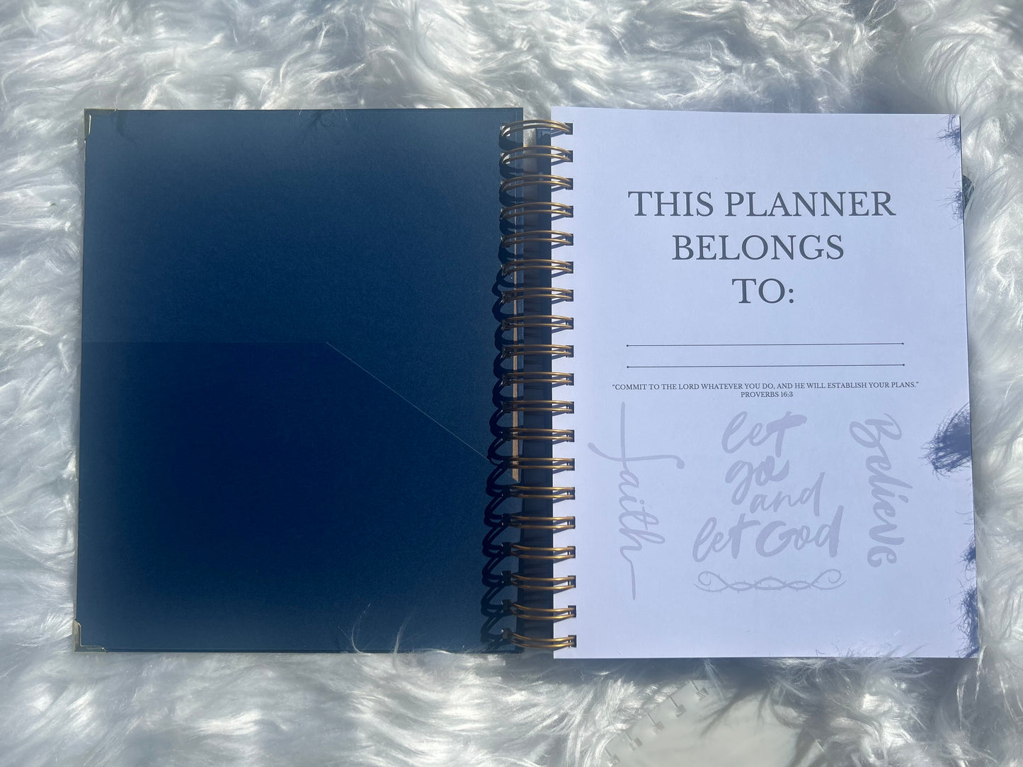 God's Hand Guides My Plans 2025 Planner